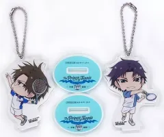 【中古】キーホルダー・マスコット(キャラクター) 手塚国光＆跡部景吾 描き下ろしデフォルメキャライラスト使用アクリルスタンドキーホルダー2個セット 「Blu-ray/DVD テニスの王子様 BEST GAMES!! 手塚vs跡部」 アニメイト購入特典