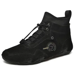 メンズ ショートブーツ 本革スノーブーツ 靴 ブラック ブーツ ワークブーツ ドライビングシューズ スノーブーツ カジュアル 春秋冬 マーティンブーツ スニーカー スリッポン