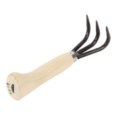 【未使用】兼進作 盆栽道具 根さばき（根かき）210mm (3本爪) 根捌き 根かき棒 レーキ 熊手 くまで KANESHIN BONSAI うめきち盆栽用品店