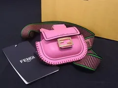 ■新品■未使用■ FENDI フェンディ マンマバケット ピコ レザー AirPodsケース エアポッズケース イヤホンケース ピンク系 AW0868