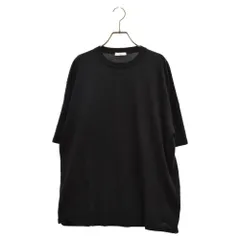 ATON (エイトン) クルーネック 半袖コットンTシャツ 7055672 ブラックのサムネイル