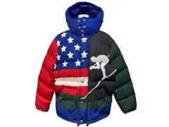 POLO RALPH LAUREN ポロラルフローレン Downhill Skier Down Jacket ダウンジャケット 星条旗 710717022003 サイズL 美品 中古 4c074723