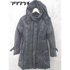 ■ CLE des ZONES クレデゾーン  長袖 ダウン ジャケット コート サイズ38 ブラック レディース  【中古】 【1101280007488】