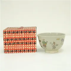 和食器　京焼　前田宝泉造　色絵　仁清写菊桐　数茶碗　七客　共箱　V　R8306H 和食器 京焼 前田宝泉造 色絵 仁清写菊桐 数茶碗 七客 共箱 V R8306H