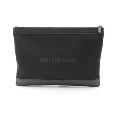 美品　バレンシアガ　クラッチバッグ　レザーロゴ　キャンパス　ポーチ　白　黒 2025年最新】BALENCIAGA レディース クラッチバッグの人気