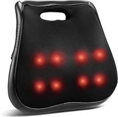 【中古品】oCuZen 背中マッサージ マッサージクッション 医療機器認証取得 腰マッサージ マッサージシート マッサージ機 ヒーター付き