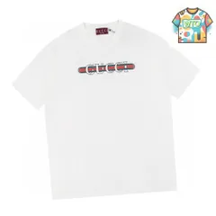 美品　GUCCI グッチ　Tシャツ 今日WTO】Gucci グッチ 25ss 逆文字ロゴプリント T シャツ-UZ59