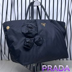 美品】PRADA×プラダ A4収納可能金色プレートトートバッグ - カピバラ