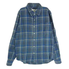REMI RELIEF　レミレリーフ　チェックシャツ　くすみカラー　日本製　古着 REMI RELIEF NAVY LABEL / レミレリーフ ネイビーレーベル