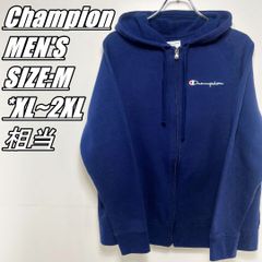 US古着】Champion チャンピオン ジップアップパーカー メンズ サイズ