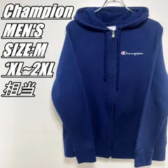 【US古着】Champion　チャンピオン　ジップアップパーカー　メンズ　サイズ表記M　XL~2XL相当