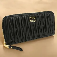 ミュウミュウ MIUMIU(OUTLET) 長財布ラウンドファスナー レディース MI85205 マテラッセ ジップアラウンド長財布のサムネイル