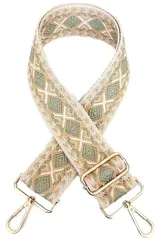 【人気商品】交換用 付け替え 肩紐 単品 柄 ワイド 太め 刺繍 幅広 肩掛け BAG ベルト STRAP ショルダー バッグ SHOLDER ショルダーストラップ エスティメイション] エレガント [Estimation