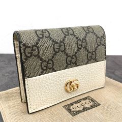 268 送料込み！ 未使用品 GUCCI コンパクトウォレット 644402 ブラック  