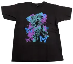 【中古】衣類 空条徐倫＆空条承太郎 特製Tシャツ スモークブラックB(グレー×グリーン×パープル) Mサイズ 「ジョジョの奇妙な冒険 第六部 ストーンオーシャン」 ウルトラジャンプ 2021年5月号 応募者全員サービス