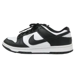 NIKE ナイキ ダンク ロー レトロ パンダ スニーカー シューズ 靴 ローカット DD1391-100 サイズ27.5cm 白 ホワイト 黒 ブラック メンズ 古着 中古 USED