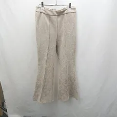 ◇ ⊇ MURUA スエード風スラックスパンツ サイズF ベージュ系 レディース E  【1505290000970】
