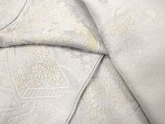 平和屋着物○女性 行灯袴 総刺繍 花唐草文 葡萄色 卒業式 洗える着物  