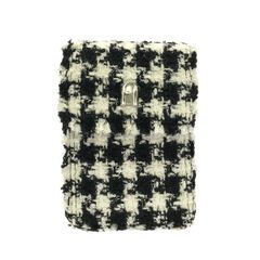 FURLA フルラ ツイードショルダーバッグ  ブラック ホワイト