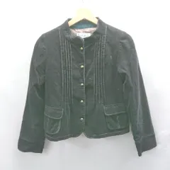 ◇ ⊇ Jocomomola ホコモモラ コットン100% 長袖 コーデュロイジャケット サイズ40 ブラック レディース E  【1503060046296】