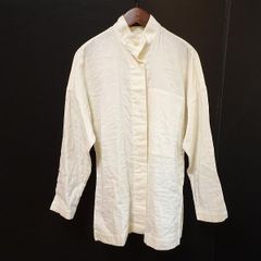 issey miyake 80's 筆タグ 春夏用 絹ブラウス ベージュ - メルカリ