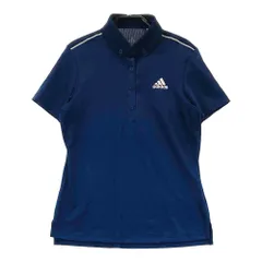 サイズ：M ADIDAS GOLF アディダスゴルフ DW6348 半袖 ポロシャツ  ネイビー系 [240101387625]# ゴルフウェア レディース ストスト