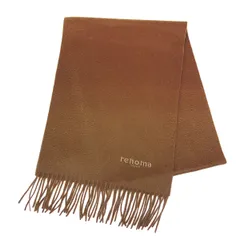 レノマ renoma マフラー ストール R9912 CARAMEL プレーン カシミヤ カシミア レディース ブラウン