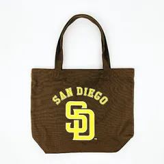 MLB(メジャーリーグ) パドレス キャンパストートバッグ ブラウン