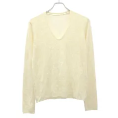 CITYSHOP シティーショップ 23AW VELVET TOUCH U NECK PULLOVER ベルベットタッチUネックプルオーバー 23080042707030 アイボリー Fのサムネイル