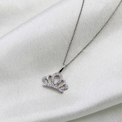 一粒 ダイヤモンド フローティング ネックレス 0.15カラット K18 