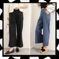 綿麻 ワイドパンツ 美脚 ガウチョパンツ おしゃれ リネン スカーチョ 体型カバー レディース ゆったり ハイウエスト ロングパンツ ウエストゴム フレアパンツ カジュアル 無地 春夏 スカンツ 薄手 涼しい ボトムス 韓国 着やせ 6HUIYA-001