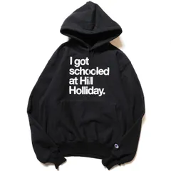 ノンウォッシュ 00's チャンピオン リバースウィーブ スウェット パーカー 黒 (M) ブラック 企業物 プリント 00年代 Y2K USED アメリカ古着 ビンテージ ヴィンテージ