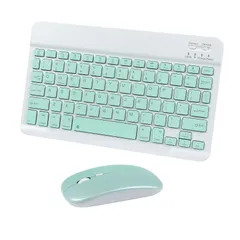 【新着商品】DREAM Bluetoothキーボードマウスセット ipad対応キーボードbluetooth タブレット/スマホ用キーボード 10インチ ワイヤレスキーボード 充電式 可愛い SUPER コンパクト 薄型 軽量 携帯便利 Windows Mac