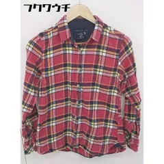 ◇ Arnold Palmer アーノルドパーマー チェック 長袖 シャツ ブラウス サイズ2 レッド系 レディース  【中古】 【1202110004100】