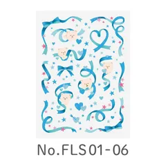 【 新品 未開封 】 キングジム デコレーションステッカー リボン 06 favluv(ファブラブ) FLS0106 未使用 送料無料