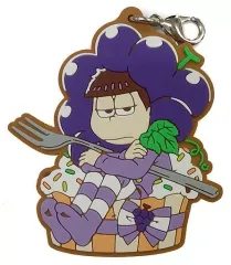 【中古】キーホルダー・マスコット(キャラクター) 一松 どうぞお好きなフルーツ松を!ラバーチャーム 「一番くじ おそ松さん～誕生日、おめでとうござい松～」 I賞