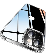 ★CASEKOO iPhone14 / 13 用 ケース クリア 耐衝撃 米軍MIL規格 耐久性 カバー ストラップホール付き ワイヤレス充電対応 アイフォン14 / 13用 携帯カバー 6.1 インチ ケース(クリア)