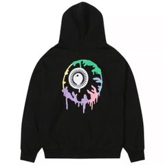 COLORFUL K.W EMBROIDERY HOODIE