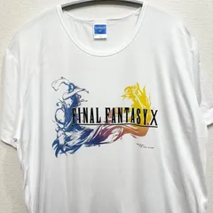 【新品】ファイナルファンタジー Final Fantasy ゲーム アニメ ゲームTシャツ ムービーTシャツ バンドTシャツ メタル ロック Tシャツ バンティー メンズ 半袖 おしゃれ かっこいい ホワイト 白 XLサイズ