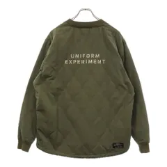UNIFORM EXPERIMENT (ユニフォームエクスペリメント) 20AW QUILTING PULLOVER SMOCK キルティング プルオーバー バックロゴプリント スモック ジャケット カーキ UE-202018のサムネイル