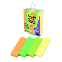スリーエム ポストイット 強粘着見出し マルチカラー6 50×15mm 45枚×8パッド 700SS-MC-6 （1点）