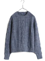 【お得なクーポン配布中!】 ポロ ラルフローレン コットン ケーブル ニット セーター レディース L メンズ M 無地 ポニー無し フィッシャーマン アラン ヘビーウェイト