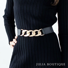JULIA BOUEUTIQ   チェーンバックルゴムベルト