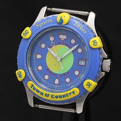 稼働品 オリエント タウン&カントリー クォーツ 腕時計 C77317‐00 