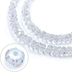 ボタンカット水晶【外径6mm×厚み3mm】手芸 天然石 クリスタル クォーツ ビーズ パワーストーン【50粒入り】ハンドメイド パーツBCQ-001