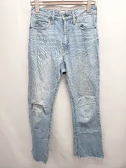 ◇ Θ CIAOPANIC TYPY フレア スリット デニム パンツ ジーンズ サイズL ライトブルー系 レディース E  【1506250008838】