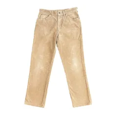 希少 MADE IN USA製 80s L.L.Bean FREEPORT, MAINEタグ 42TALONジッパー コーデュロイパンツ ベージュ W32-L32サイズ