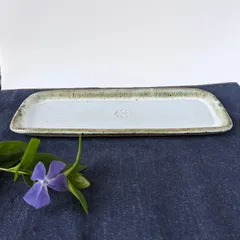 春色の長方皿　　サンマ皿【手仕事　民藝　和　作家　陶器】のサムネイル