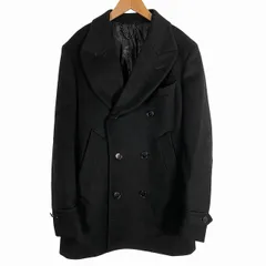ポールスミス ピーコート ウール100% L ダブルブレスト ブラック ポールスミス PAUL SMITH ピーコート ダブルブレスト 長袖