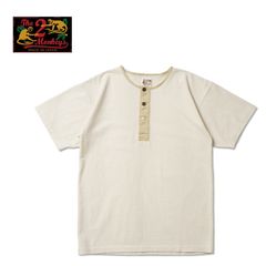 The 2 Monkeys ザ ツーモンキーズ 半袖ヘンリーネック Tシャツ “Classic Henley Shirt” TM12244